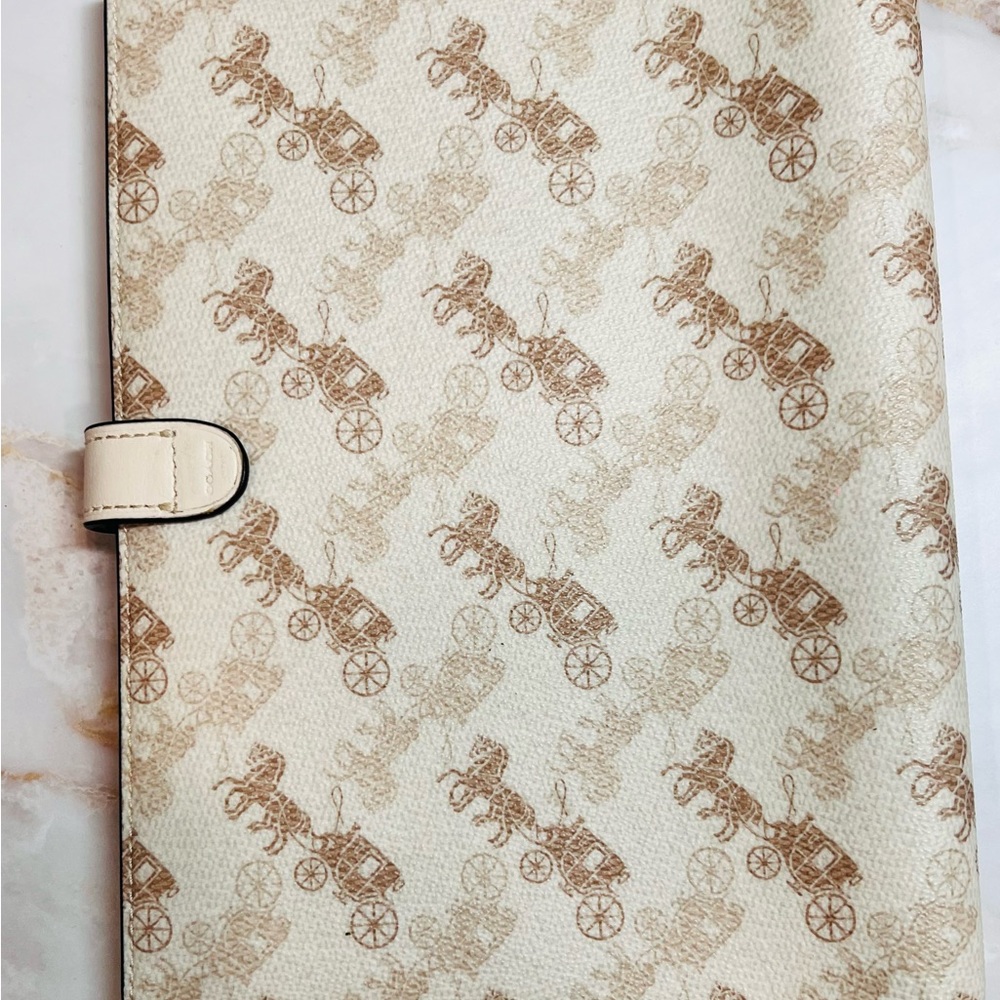 COACH NOTEBOOK with Horse and Carriage Print - Picture 3 of 5